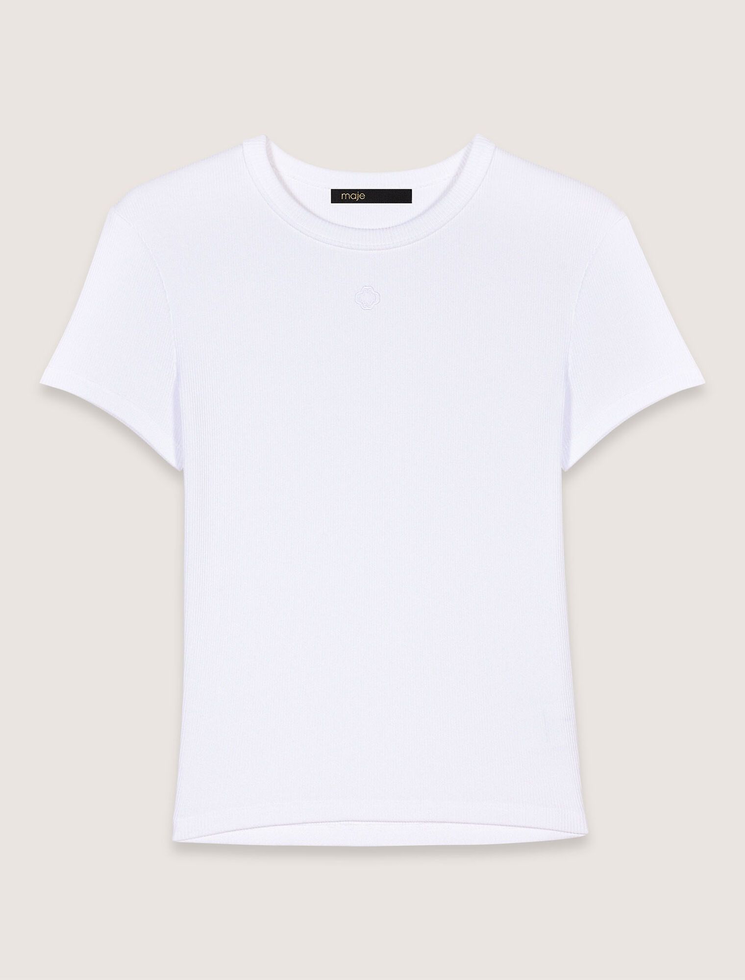 Áo thun cotton dáng ôm